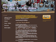 Tablet Screenshot of les-cent-tons-de-mamie.com